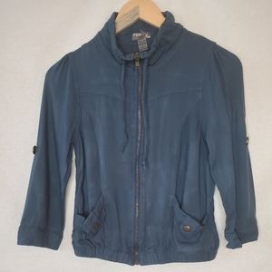 Poetry Zip Up light Cover Up Top